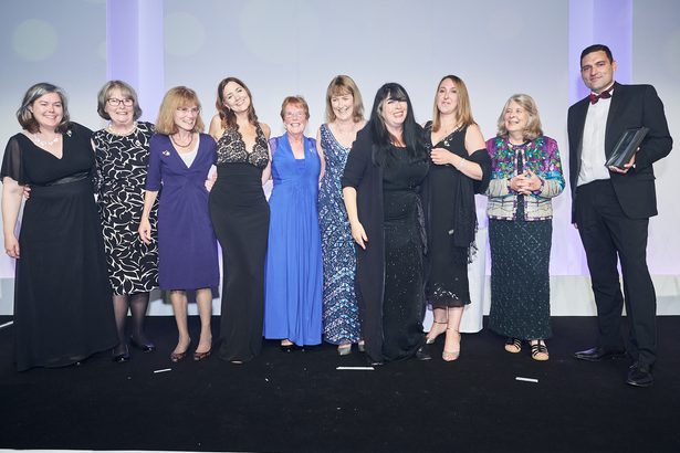 Nursery World Awards Jane Whinnett and team