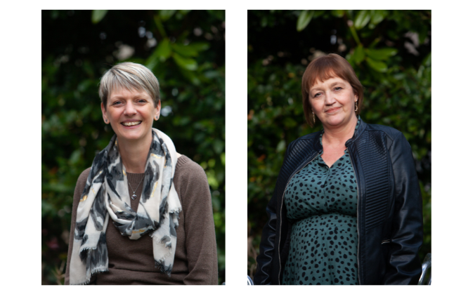 Paula Lester and Beverley Dickinson