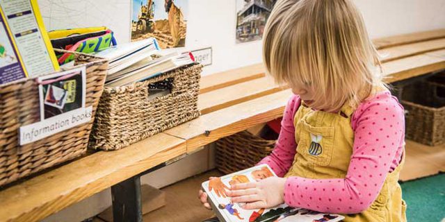 child reading