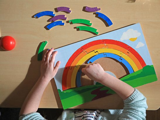 rainbow jigsaw
